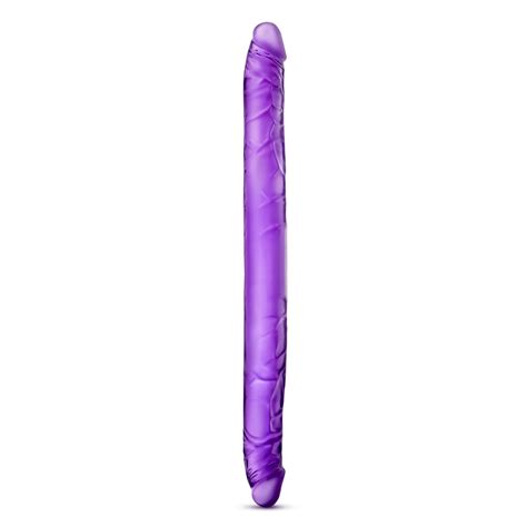 B Yours Inch Purple Double Dildo Double Ended Dildos Only Fun