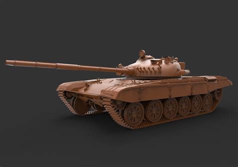 3D printable model Tank T-72 | CGTrader