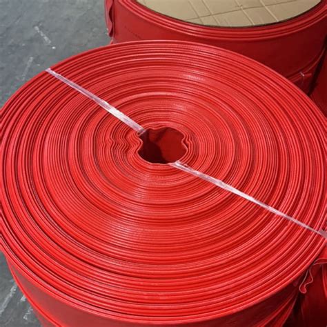 Red PVC High Strength Lay Flat Agricultural Irrigation Hose China