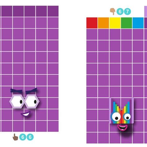 Numberblocks Unique Items Products Face Stickers Terrible Twos