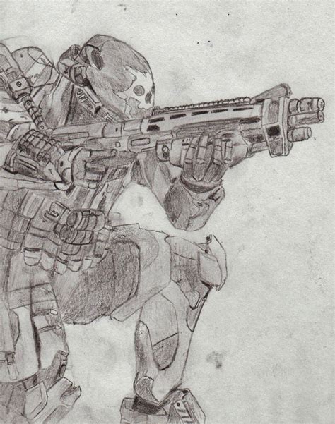 Halo Reach Emile By Mechsquadron On Deviantart