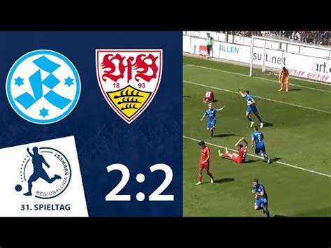 Kickers Mit Starkem Comeback SV Stuttgarter Kickers VfB Stuttgart