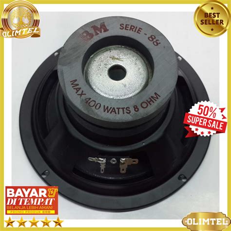 BISA COD SPEAKER 8 INCH SUBWOOFER BM 400 WATT DOUBLE MAGNET