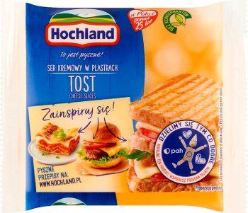 Hochland Ser Topiony Tost W Plastrach