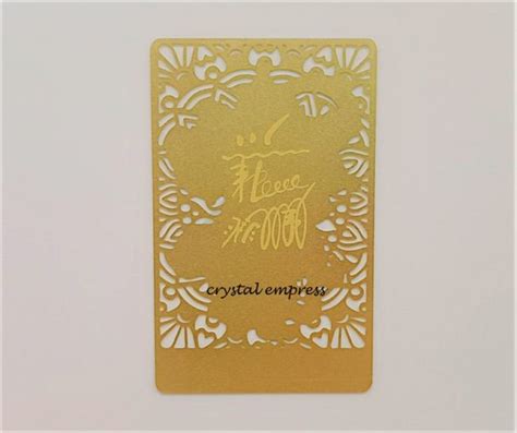 God Of Wealth With Tiger Gold Talisman Card Crystal Empress Feng