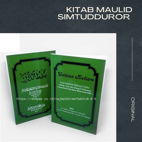 Jual KITAB MAULID SIMTUDDUROR WITH TERJEMAH INDONESIA Shopee Indonesia