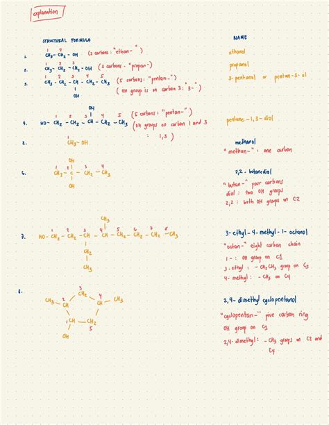 [Solved] Functional group: -OH Suffix:... | Course Hero