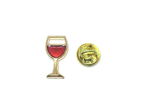 Wine Glass Lapel Pin Finox