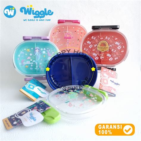 Jual Wiggle Sporty Orange Lunch Box Sekat Ml Kotak Makan Tempat