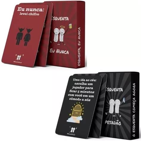 Kit Jogos De Cartas Adulto Esquenta Eu Nunca Pesad O Mercadolivre