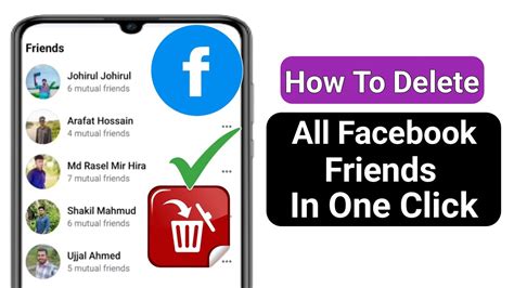 How To Delete All Facebook Friends In One Click Update Delete All