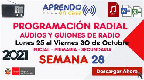 Programaci N Radial Semana Audios Y Guiones Word Mp