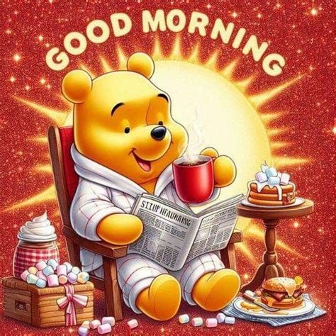 Pin By Topher On Disney In Good Morning Cartoon Winnie The Pooh