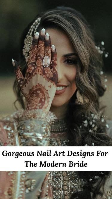 Bridal Nail Art Inspiration Nail Art Nude Nails Bridal Nail Art