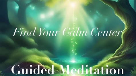 Guided Minute Meditation For Calm And Centering Anchoring Breathe