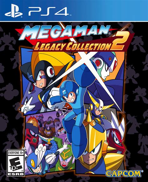 Mega Mega Man Legacy Collection 2 Ps4 Boxart