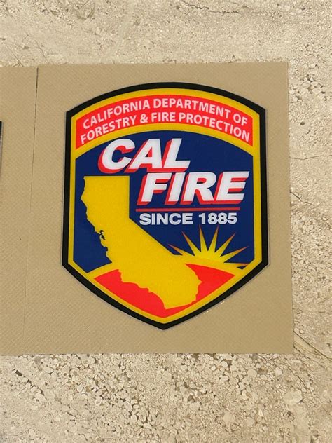 Calfire California Department Of Forestry And Fire Protection Decals 21