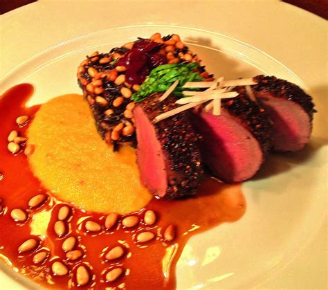 Pan Seared Venison Tenderloin With Bourbon Reduction Sauce