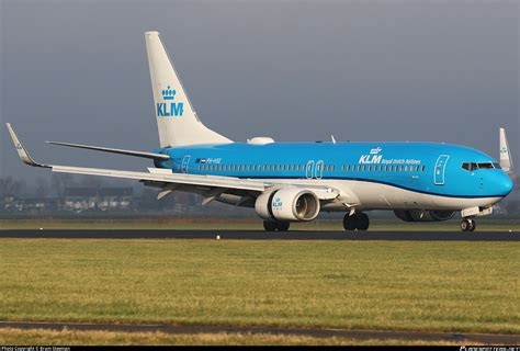 PH HSE KLM Royal Dutch Airlines Boeing 737 8K2 WL Photo By Bram