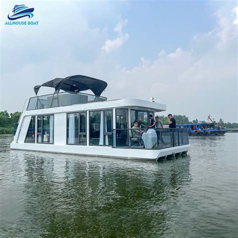 Boat Float Modular Home Boat Pleasures Luxury Aluminium Pontoon