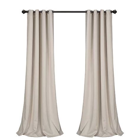 Lush Decor Insulated Grommet Blackout Curtains Panel Pair W X L