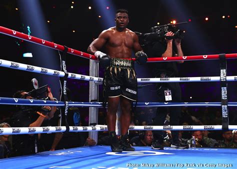 Francis Ngannou I Believe I Won This Fight Latest Boxing News Today