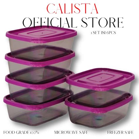 Jual Food Container Set Toples Plastik Calista Furano Smoke Pcs Tempat