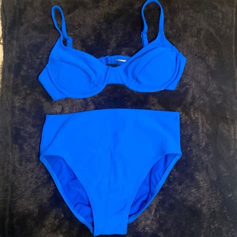 Lands End Swim Vtg Lands End Cobalt Blue Bikini Poshmark
