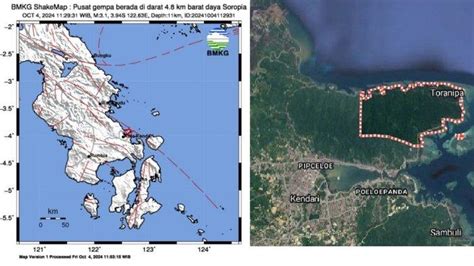 Update Gempa Hari Ini Bmkg Gempa Magnitudo 34 Guncang Bolaang Uki