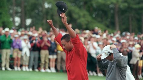 Tiger Woods wins the Masters Tournament for the first time | April 13