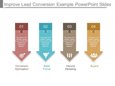 Improve Lead Conversion Example Powerpoint Slides