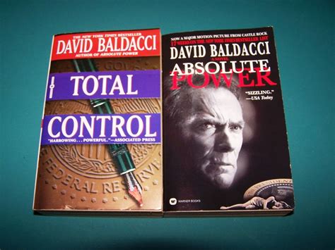 2 David Baldacci Books 1 Total Control 2 Absolute Power David