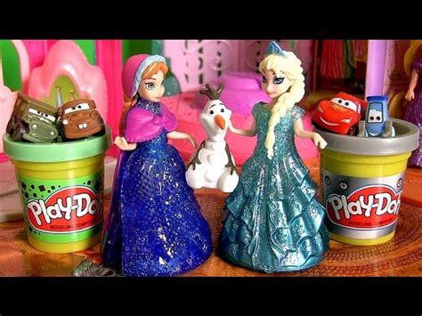 Frozen Glitter Glider Anna Elsa Olaf Magiclip Princess Dolls By