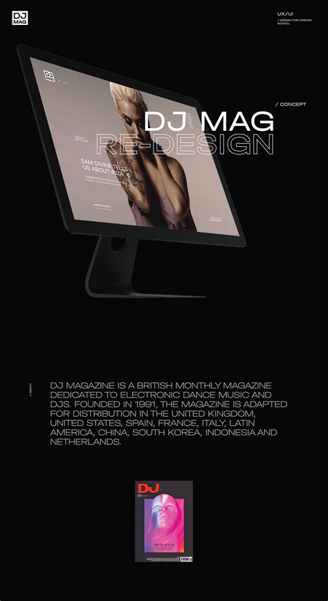 Dj Mag Magazine Redesign Behance