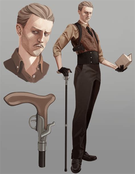 Artstation Victorian Man Character Design