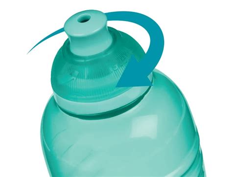 Sistema Drinkfles Twist N Sip 330ml Teal Bewust Puur