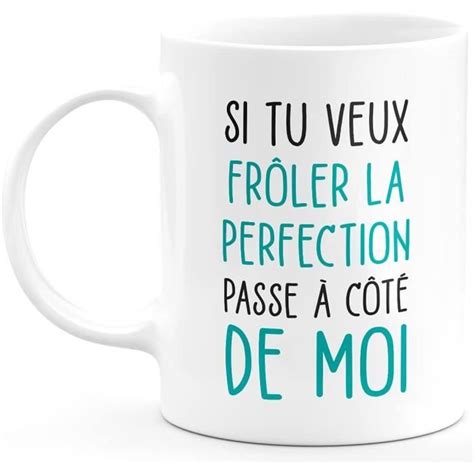 Mug Frôler La Perfection Cadeau Collègue Retraite Idée Cadeau