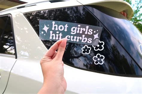 Hot Girls Hit Curbs Trendy Car Decal Artofit