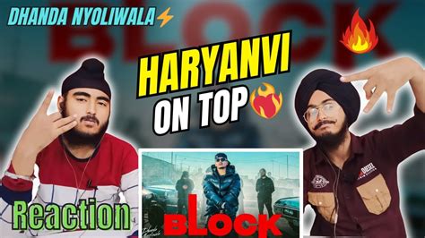 Reaction On Block Dhanda Nyoliwala Music Video Deepesh Goyal