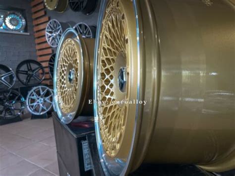 Buy New 18 5x112 Rotiform Style Stance Deep Dish Gold Wheels For Bmw