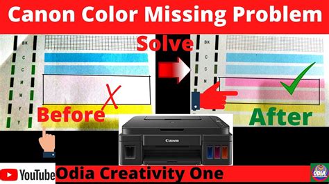 Canon Color Missing Problem Solve Ll Canon Color Blank Printing Ll