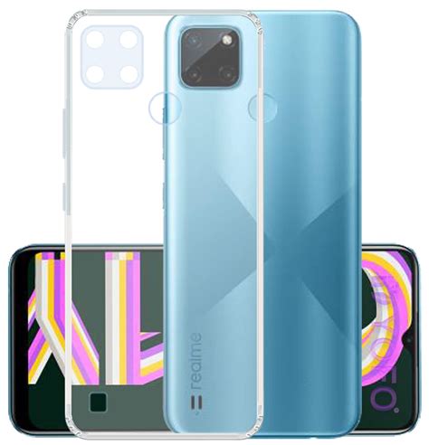 Yofo Back Cover For Realme C Y C Y Flexible Silicone Transparent