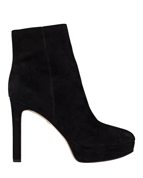 Dali Suede Platform Ankle Boots Editorialist