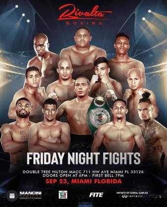 Friday Night Fights | Boxing Event | Tapology