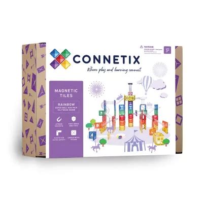 CONNETIX Super Ball Run Magnetic Tile Pack for Kids, 134 pc. - Sam's Club