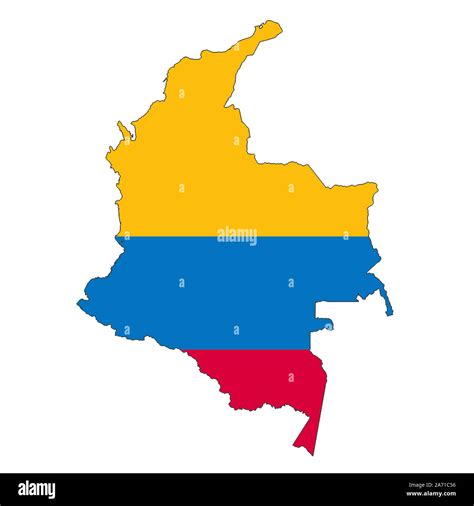 Outline map colombia hi-res stock photography and images - Alamy