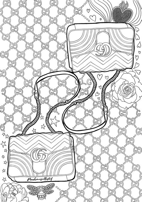 Gucci Logo Coloring Coloring Pages Coloring Pages Kleurplaten