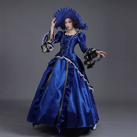 Princess Maria Antonietta Rococo Victorian Renaissance Vacation Dress Dress Party Costume