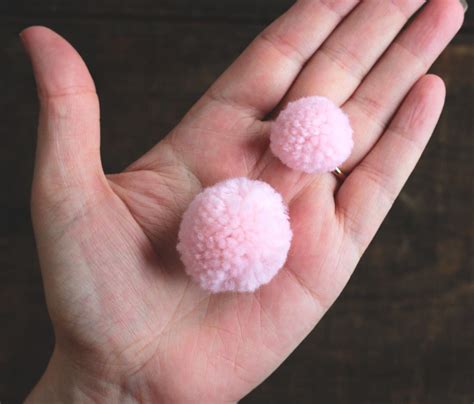 Pink Yarn Pom Poms Supplies For Diy Projects Or Kids Crafts Etsy