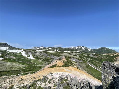 赤岳と白雲岳の途中まで タカシさんの大雪山系・旭岳・トムラウシの活動データ Yamap ヤマップ